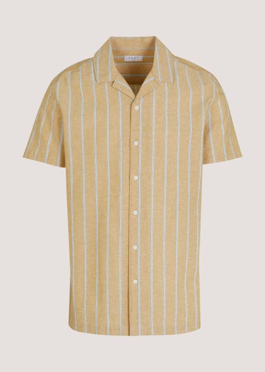 Yellow Stripe Short Sleeve Shirt