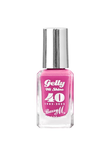 Barry M Gelly Hi Shine Nail Paint - Strawberry Cheese (10ml)