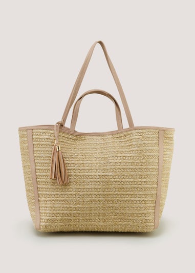 Amalfi Woven Beach Tote Bag – Vitamin A