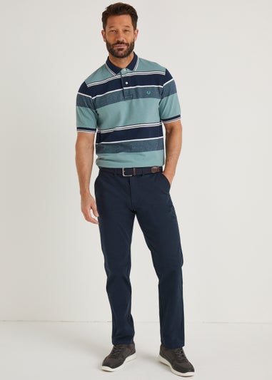 Lincoln Navy Belted Chinos