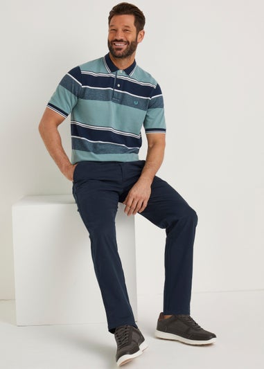 Lincoln Navy Belted Chinos