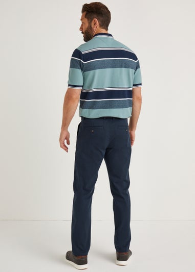 Lincoln Navy Belted Chinos