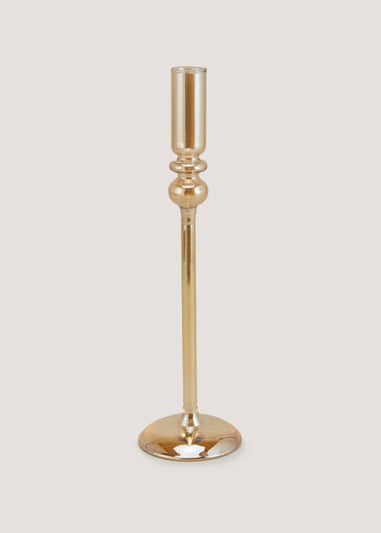 Lustre Tapered Candle Holder (14cm)