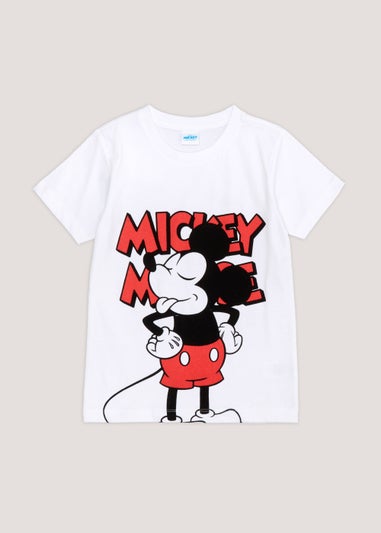 Kids White Disney Mickey Mouse Top (12mths-6yrs)