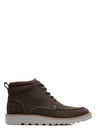 Clarks Grey Barnes Shoes