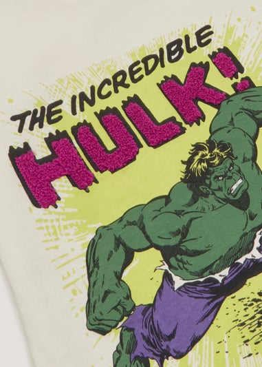 Boys Stone Marvel Incredible Hulk T-Shirt (12mths-6yrs)