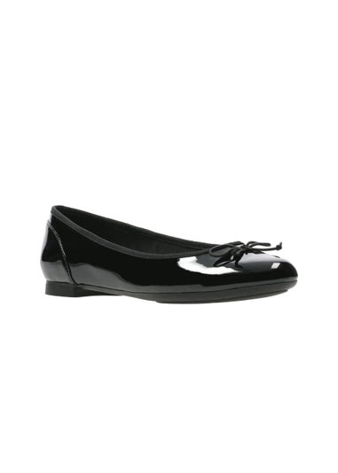 Clarks Black Couture Bloom Ballet Flats