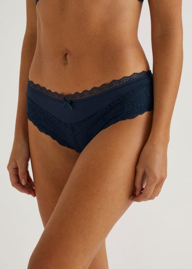 Navy Short Knickers