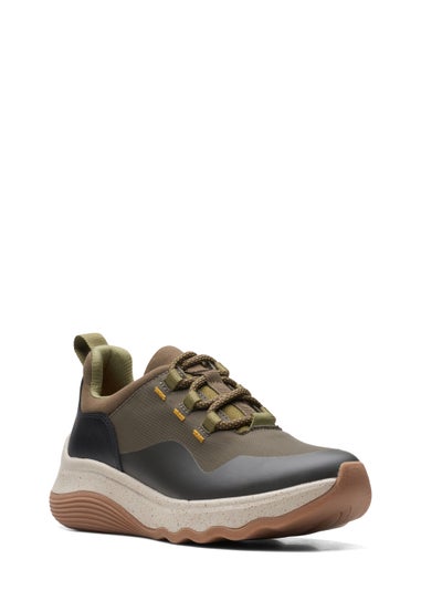 Clarks Olive Jaunt Lace Sneakers