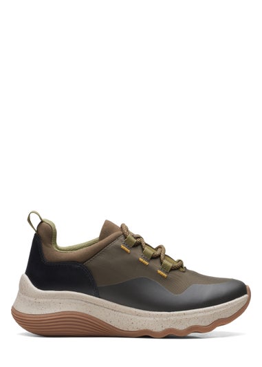 Clarks Olive Jaunt Lace Sneakers