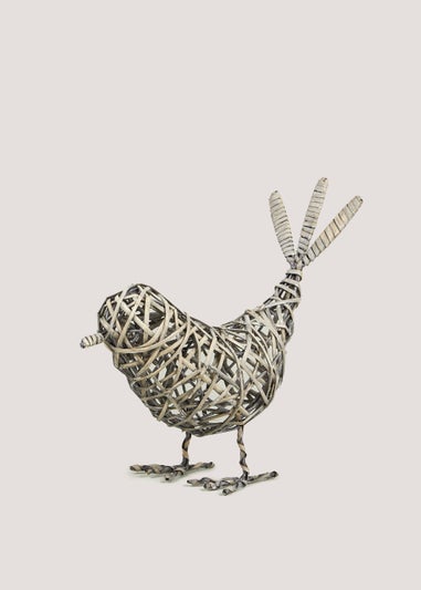 Natural Woven Bird Ornament (38cm x 17-31cm x 14cm)