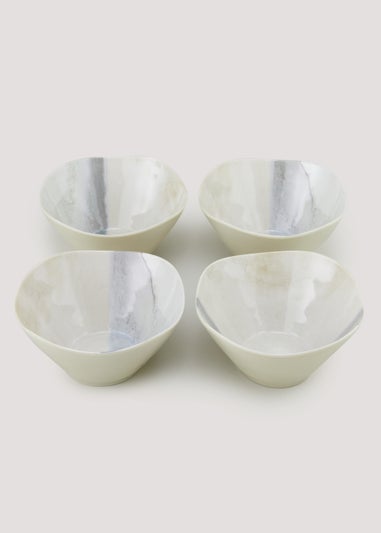 4 Pack Reactive Outdoor Bowls (15.5cm x 15.5cm x 8cm)