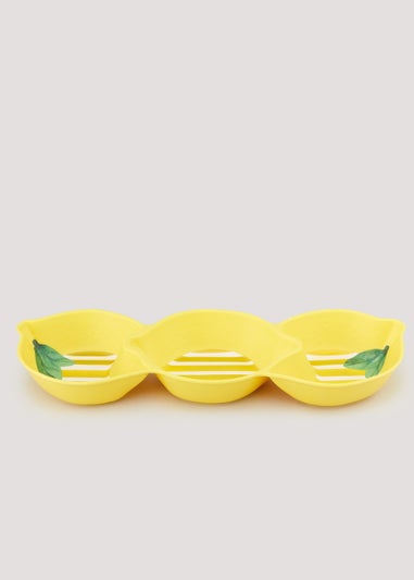 Yellow Lemon Outdoor Dip Bowl (44cm x 14.5cm x 5cm)