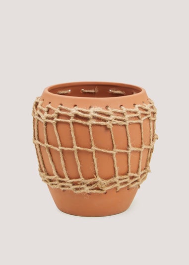 Terracotta Outdoor Planter (21cm x 17cm x 17cm)