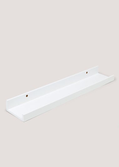 White Wooden Shelf (90cm x 12cm)