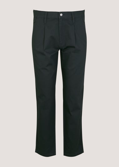 Grey Pleated Front Trousers