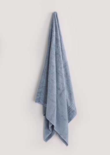 Blue 100% Egyptian Cotton XL Bath Sheet