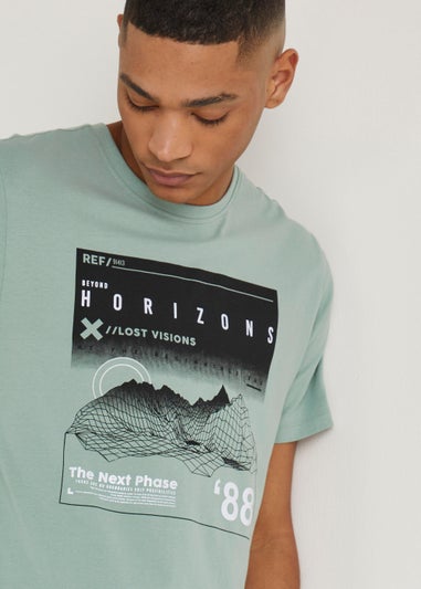 US Athletic Mint Horizon T-Shirt