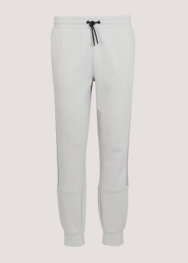 US Athletic Light Grey Tape Joggers