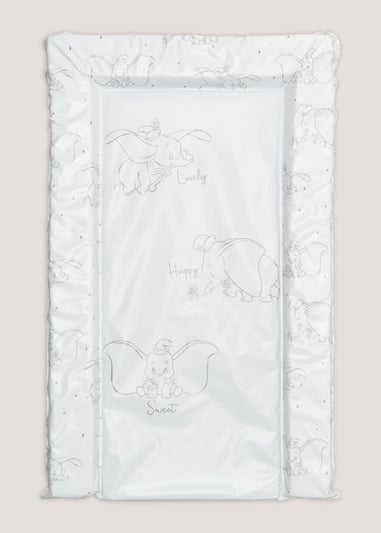 White Disney Dumbo Baby Changing Mat (30cm x 17cm x 2cm) - Matalan