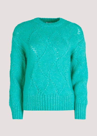 Green Knitted Jumper