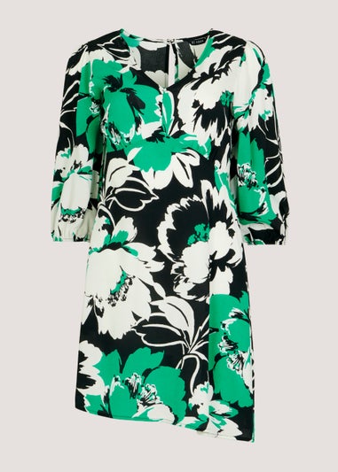 Et Vous Green Printed Dress