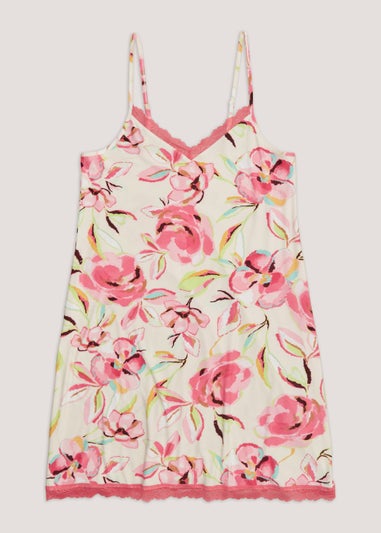 Pink Floral Soft Touch Nightie