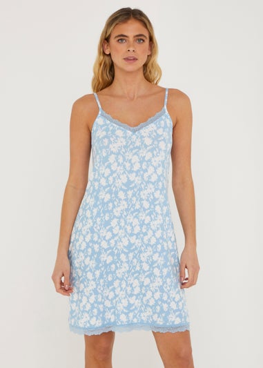 Blue Ditsy Soft Touch Nightie