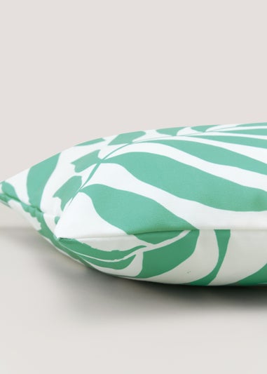 Green Leaf Outdoor Cushion (43cm x 43cm)