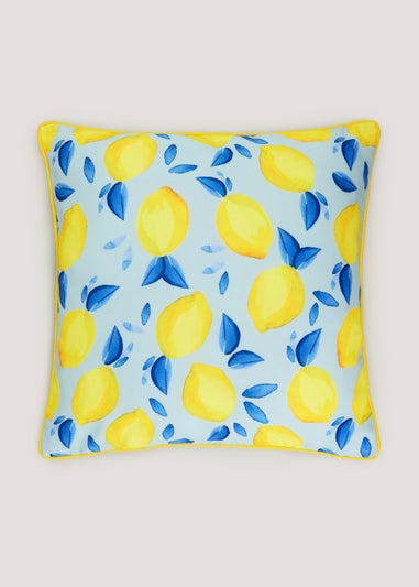 Lemon Reversible Outdoor Cushion (46cm x 46cm)