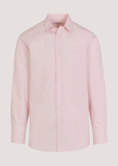 Taylor & Wright Pink Dobby Spot Regular Fit Shirt