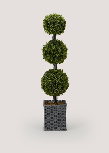 3 Ball Outdoor Topiary Tree (21cm x 21cm x 92cm)