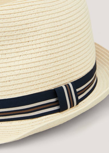 Stone Stripe Trilby Hat