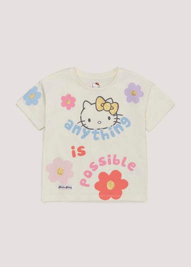 Kids Cream Hello Kitty T-Shirt (9mths-6yrs)