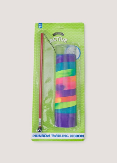 Kids Rainbow Twirling Ribbon (36cm x 15cm x 3cm)