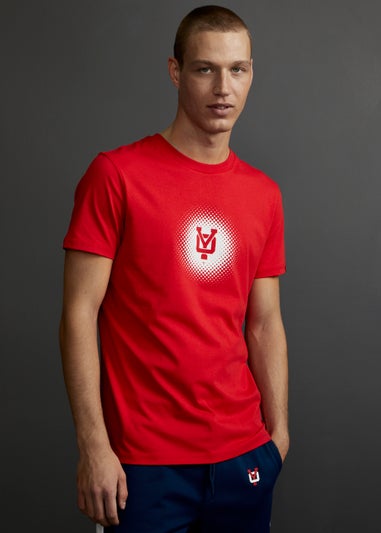 Y.O. Red Front Graphic T-Shirt