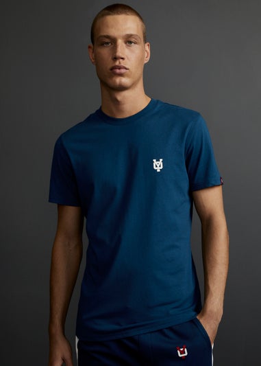 Y.O. Navy Chest Print T-Shirt