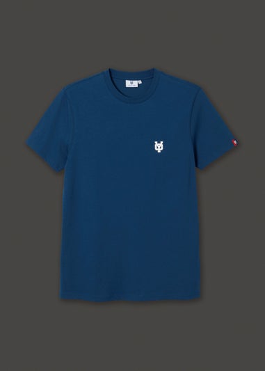 Y.O. Navy Chest Print T-Shirt