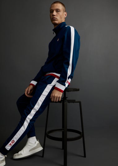 Y.O. Navy Side Stripe Joggers