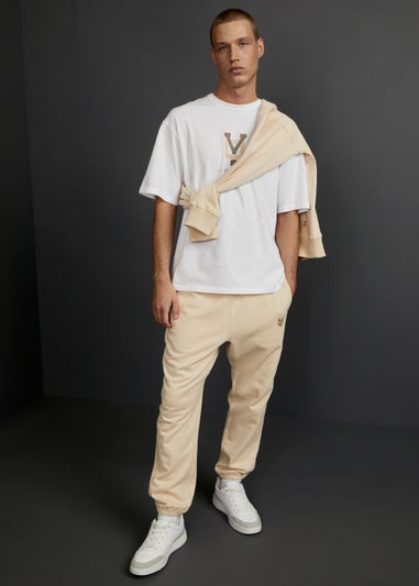 Y.O. Ecru Matching Joggers