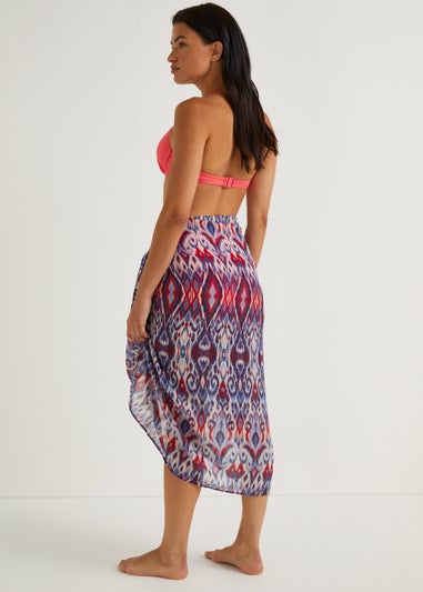 Blue Aztec Sarong