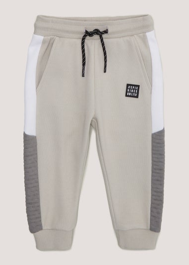 Boys Grey Quilted Joggers (9mths-6yrs)