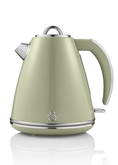 Swan Green Retro Jug Kettle (1.5L)