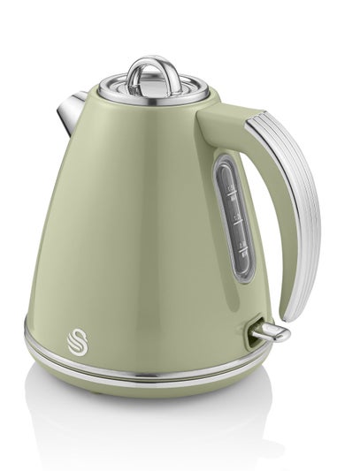 Swan Green Retro Jug Kettle (1.5L)