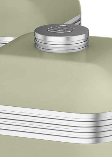 Swan 3 Pack Green Retro Canisters