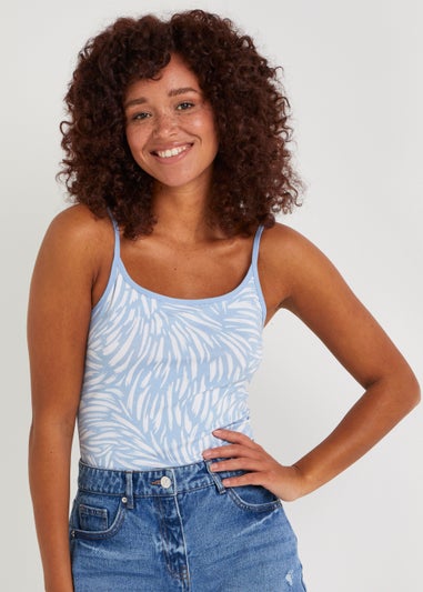 Blue Mark Making Essential Cami Top