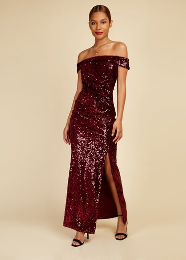 Little mistress sequin maxi 2024 dress