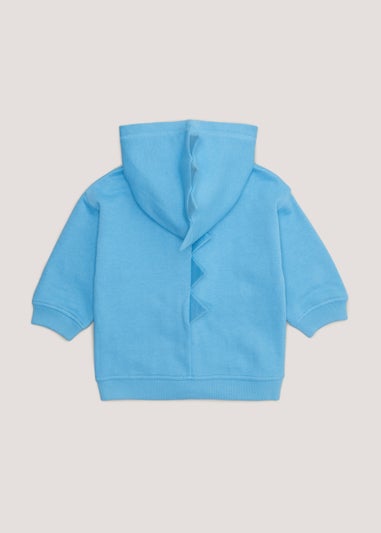 Boys Blue Dinosaur Spike Co-Ord Hoodie (9mths-6yrs)
