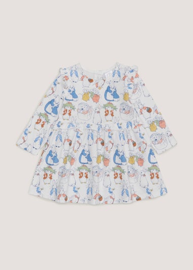 Baby Cream Peter Rabbit Dress (Newborn-18mths)