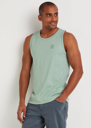 Mint Jersey Ringer Vest Top